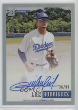 2021 Bowman Heritage Chrome Prospect Refractor 36/99 Luis Rodriguez Auto fm0