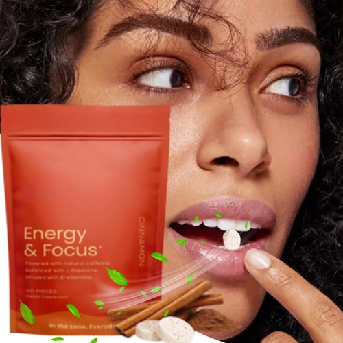 Mints Boost Energy & Focus Chewable Energy Tablet Supplements For Fatigue - Foto 9 di 10
