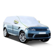 Car Cover 4 Layers Waterproof All Weather Sliver Half Car Cover Protect SSUV