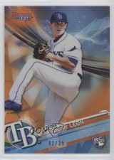 2017 Bowman's Best Orange Refractor 1/25 Jose De Leon #12 4m4