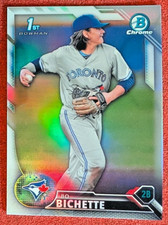 2017 Bowman Chrome Refractor BO BICHETTE 1st First Blue Jays New York Mets