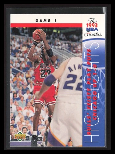 MICHAEL JORDAN 1993 Upper Deck #198 Basketball Card NBA Finals