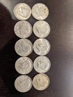 1964 90% Silver Kennedy Half Dollars - Lot Of 10  - Many Gorgeous