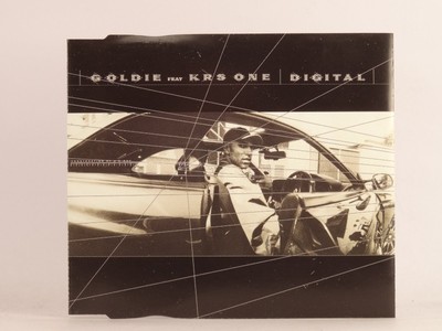 GOLDIE FT KRS ONE DIGITAL (C85) 3 Track CD Single plus Picture Sleeve LONDON