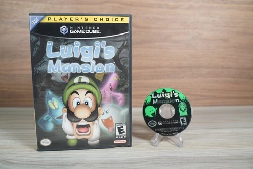 Luigi's Mansion (Nintendo GameCube, 2001) no manual clean disc
