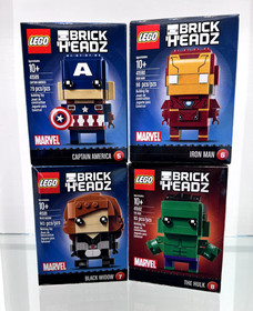 LEGO BrickHeadz COMPLETE SERIES 1 - All 12 Original Sets (41585-41596) NIB SEALD