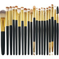 20 Pcs Professional Makeup Brushes Face Eyeliner for Foundation Blush Concealer