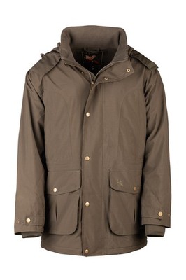 Herren Fleece Gefütterter Trockenmantel Wasserdicht Outdoor Kapuzenjacke für Männer Rydale