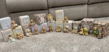 Vtg. Lot Of 15 Cherished Teddies Figurines W/ Original Boxes Certificates
