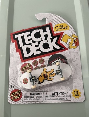 2025 Tech Deck The Simpsons Santa Cruz Finger Boards 7/7 New In
