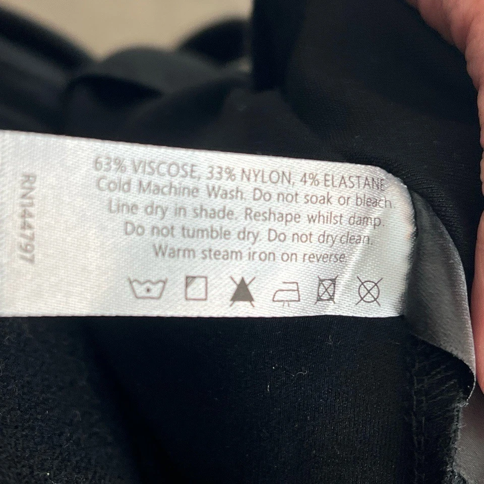 Vestido Bodycon Feminino Black Milk XL Preto Comprimento do Joelho Fivela Gótico Punk - Imagem 4 de 4