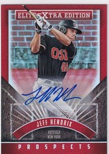 2015 Panini Elite Extra Edition PROSPECTS #124 JEFF HENDRIX AUTOGRAPH R/C