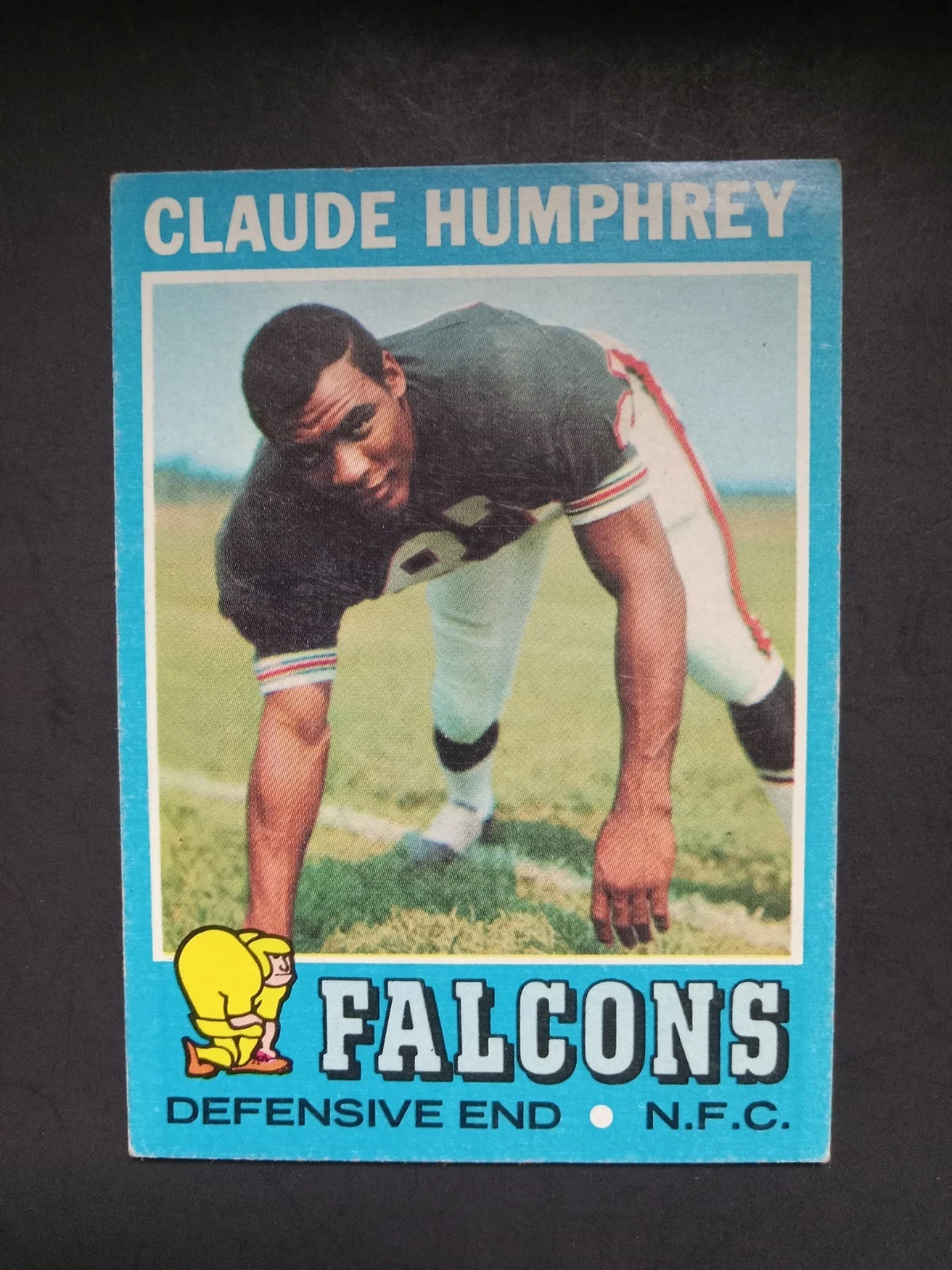 1971 Topps #218 Claude Humphrey HOF VG-EX Cond. Atlanta Falcons
