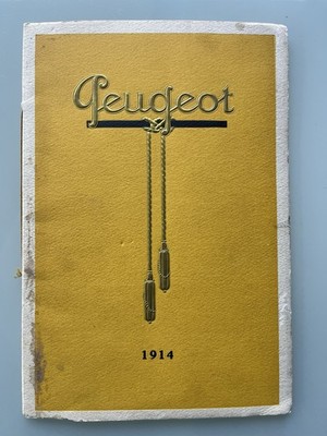 Automobilkatalog Peugeot 1914 Imp. DRAEGER Illust. René VINCENT