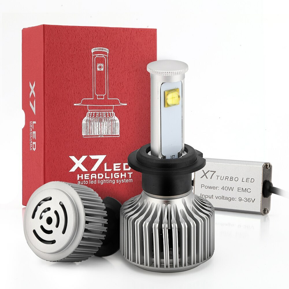 Ampoule H11 LED X7 feux blancs pour rouler la nuit en toute sécurité