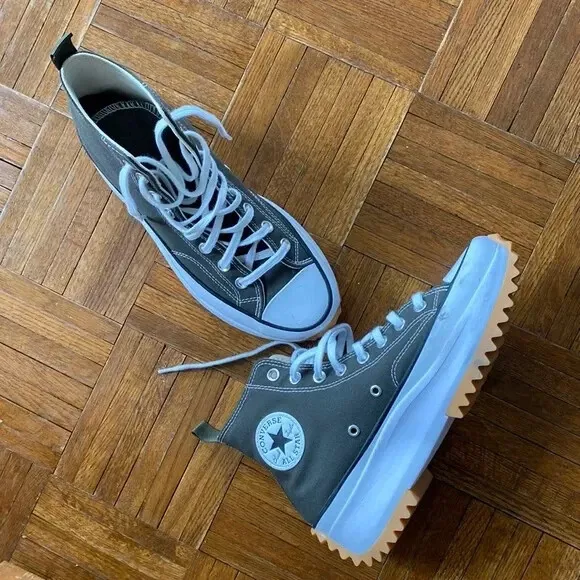 Converse Run Star Hike Unisex High Top Sneakers Shoes EUC w Box eBay