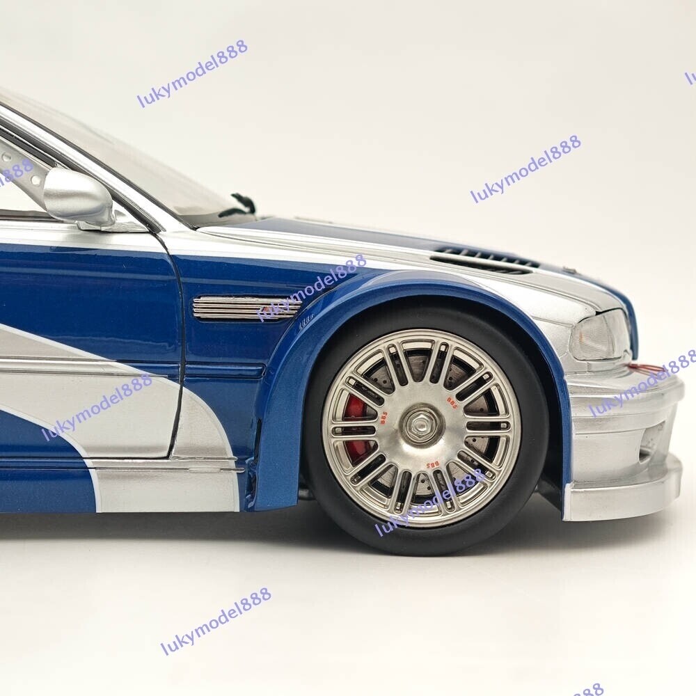 1:18 DCM BMW M3 GTR E46 2001 Need For Speed Metal w/1/87