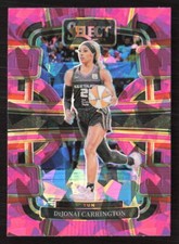 2024 WNBA Panini Select #18 DiJonai Carrington Pink Ice Prizm