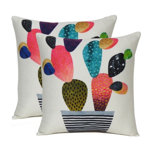 Cushion Cover Case Throw Pillow Decorative Living Room Square Home Décor- 2 Pcs - Picture 198 of 245