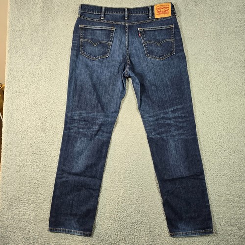 Levis Jeans Herren 38x33 blau 541 sportlich konisch Medium Waschen Stretch Arbeit Denim - Bild 2 von 16
