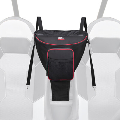 Xprite Center Seat Storage Bag For Polaris RZR 900 800 XP 1000 – Red 1680D Fabric (2014-2023)