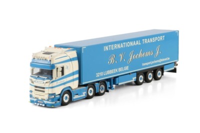 Scania S Highline CS20H Box Trailer   Jochems WSI Models  01-4613 1:50