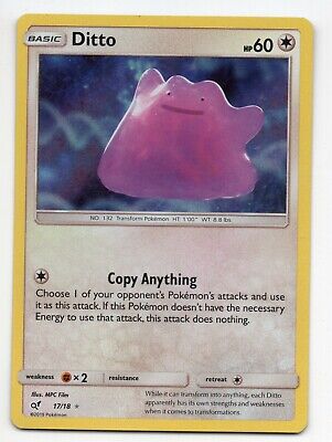 Mavin  Ditto (Holofoil) Detective Pikachu Pokemon TCG 17/18 ₂