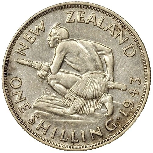 1943 Year New Zealand Coins