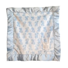 Carter's Child Of Mine Little Blanket Of Mine Puppy Dog Blue Minky Lovey 16"x16"