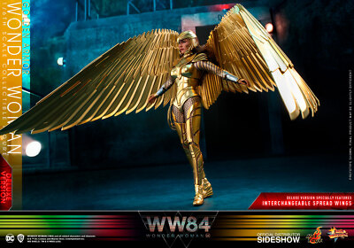 WW84 GOLDEN ARMOR WONDER WOMAN (DELUXE) Hot Toys Sixth 1:6 Scale