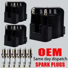 OEM 3X Ignition Coil & 6X Iridium Spark Plug For Buick Chevy Oldsmo Pontiac DR39