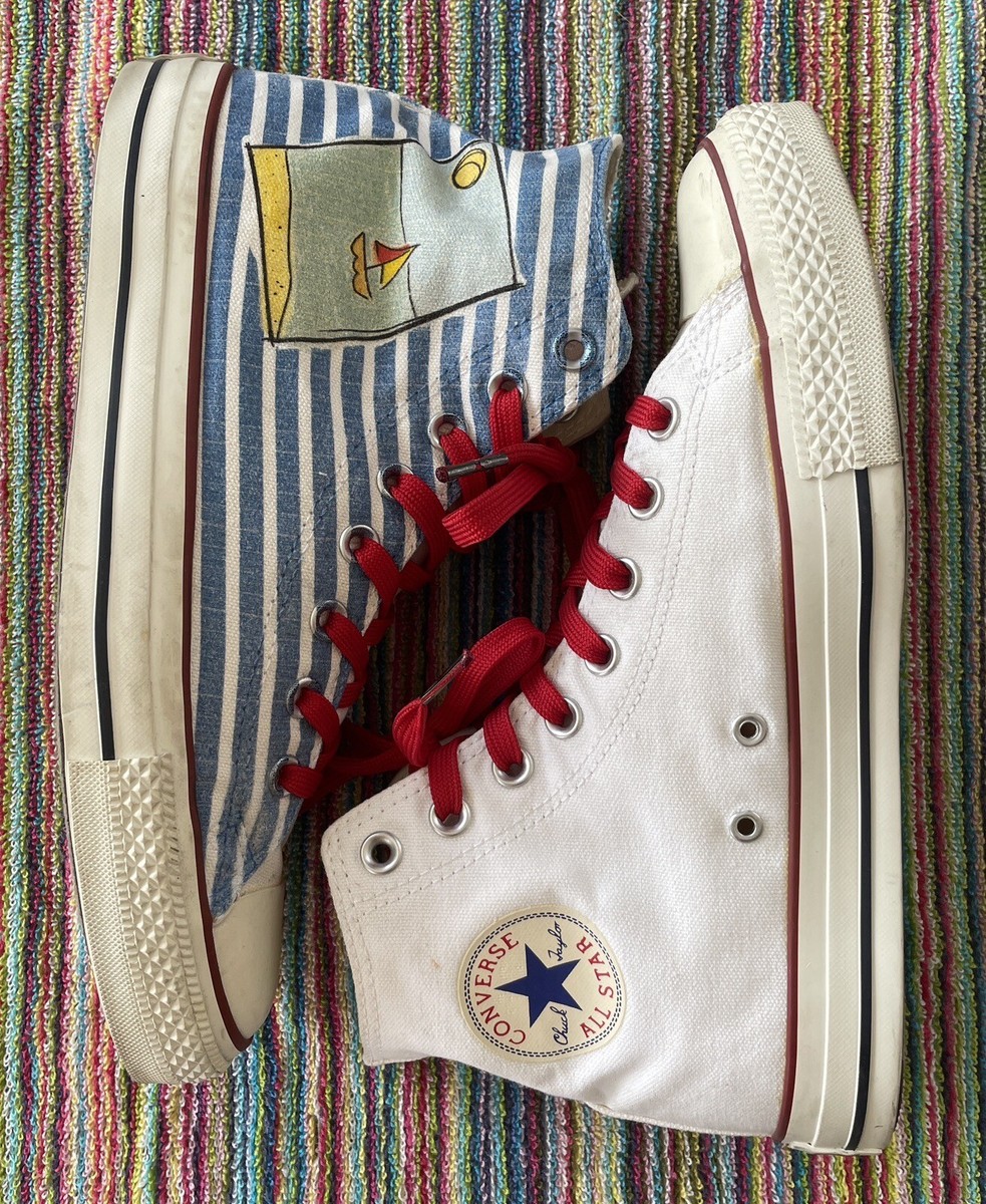 Converse All Star Chuck Taylor Hi Top Mens 8 (Wo's 10) Custom