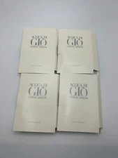 lot of 4  ARMANI ACQUA DI GIO EDT  .04oz  COLOGNE SPRAY SAMPLE VIALS