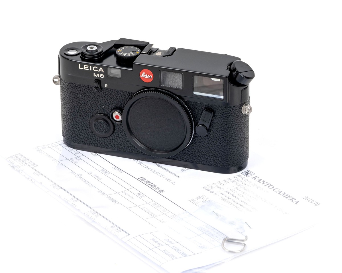 Leica M6 Rangefinder Camera Body Black Paint Repaint w/Cap | eBay