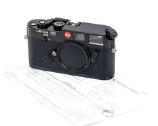 Leica M6 Rangefinder Camera Body Black Paint Repaint with Cap