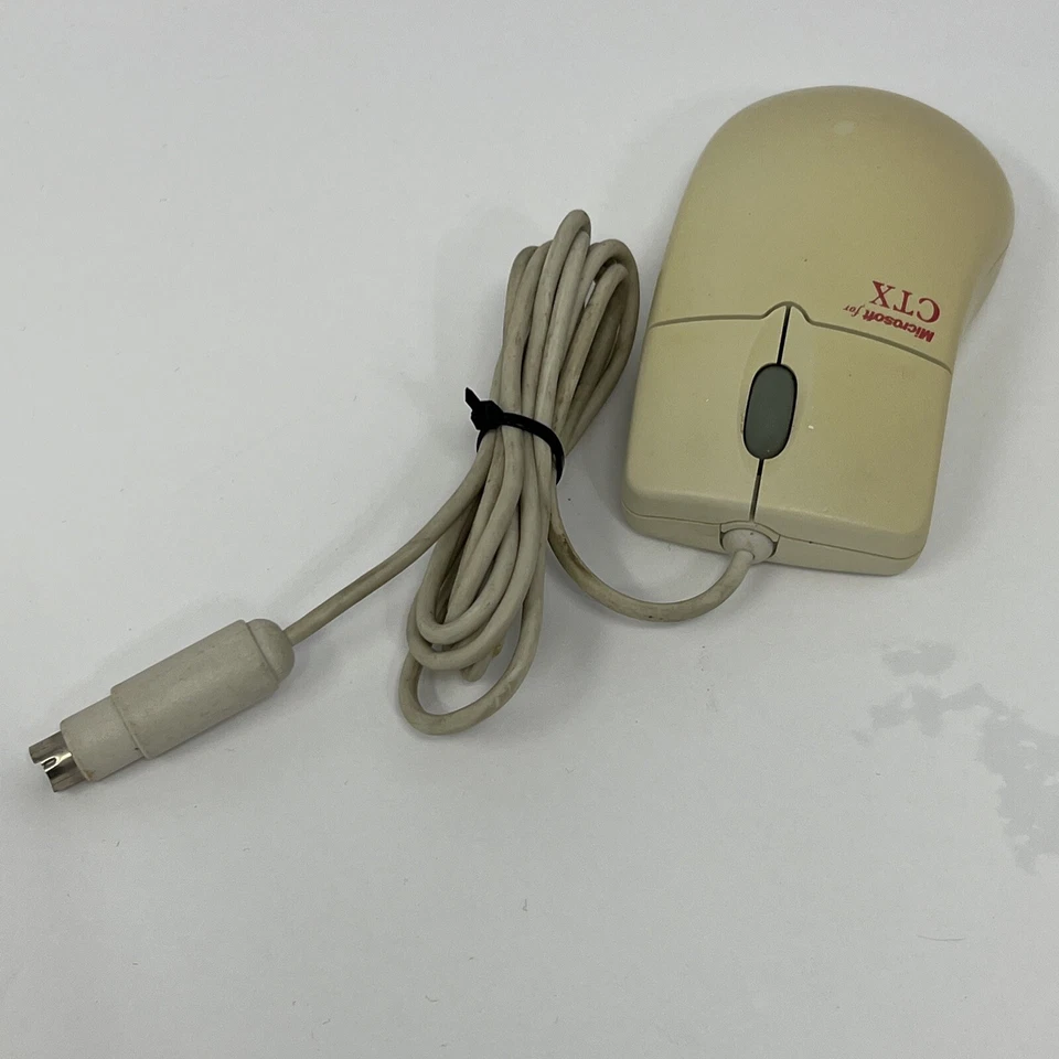 Vintage CTX Microsoft Intellimouse Optical 1.1A 3 Button Mouse USB PS/2 - Image 2 of 3