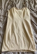 Beige Mini Dress - Womens M