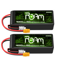 2X OVONIC 6S Lipo Akku 22,2 V 4000mAh 150C XT90 für RC Heli Jet FPV Drone Auto