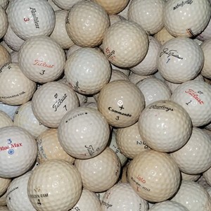 24 Vintage Random Mix Used Golf Balls Assorted Lot Mixed Grades & Models