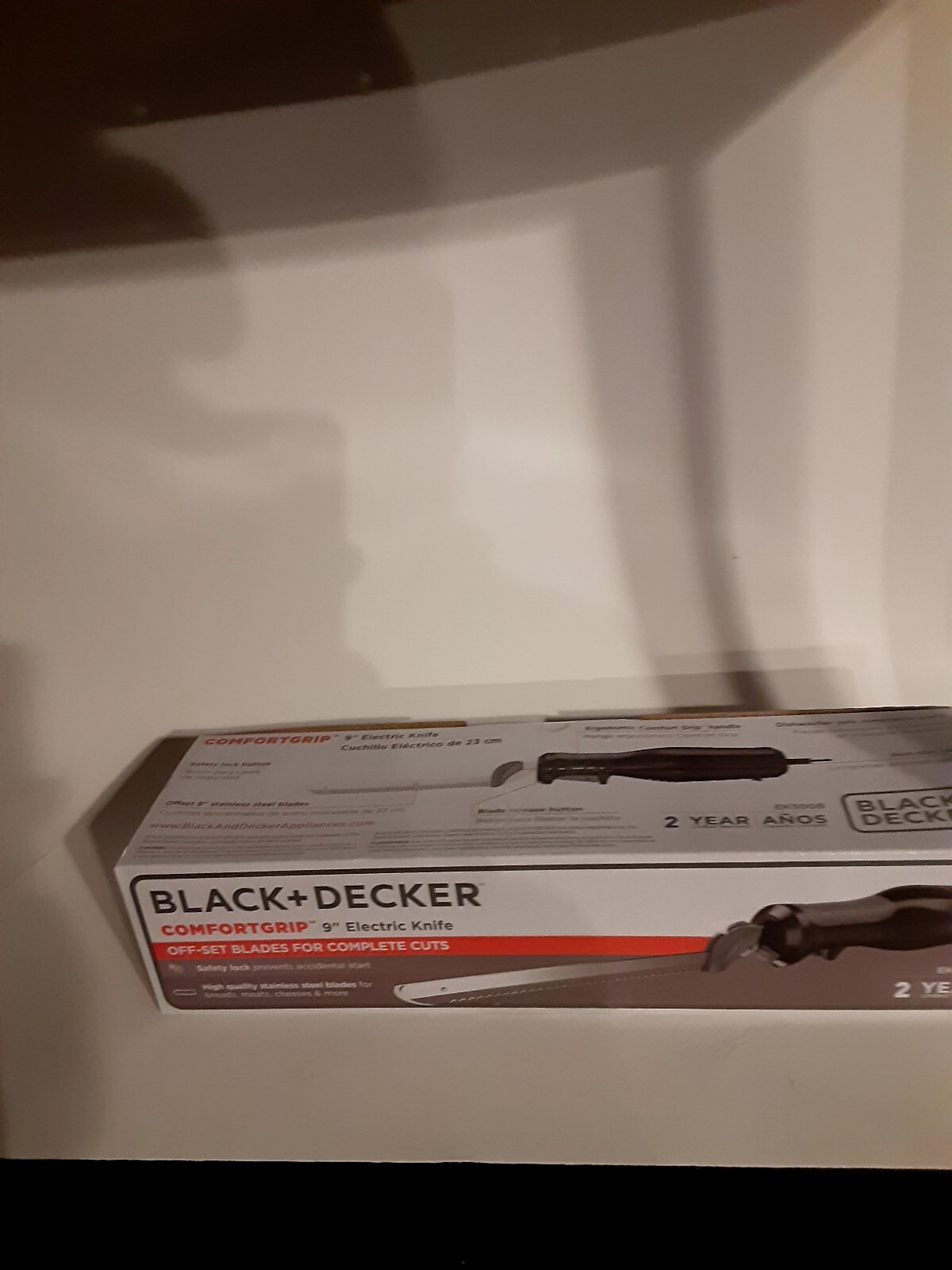 BLACK+DECKER EK500B 9 inch Electric Carving Knife Black for sale