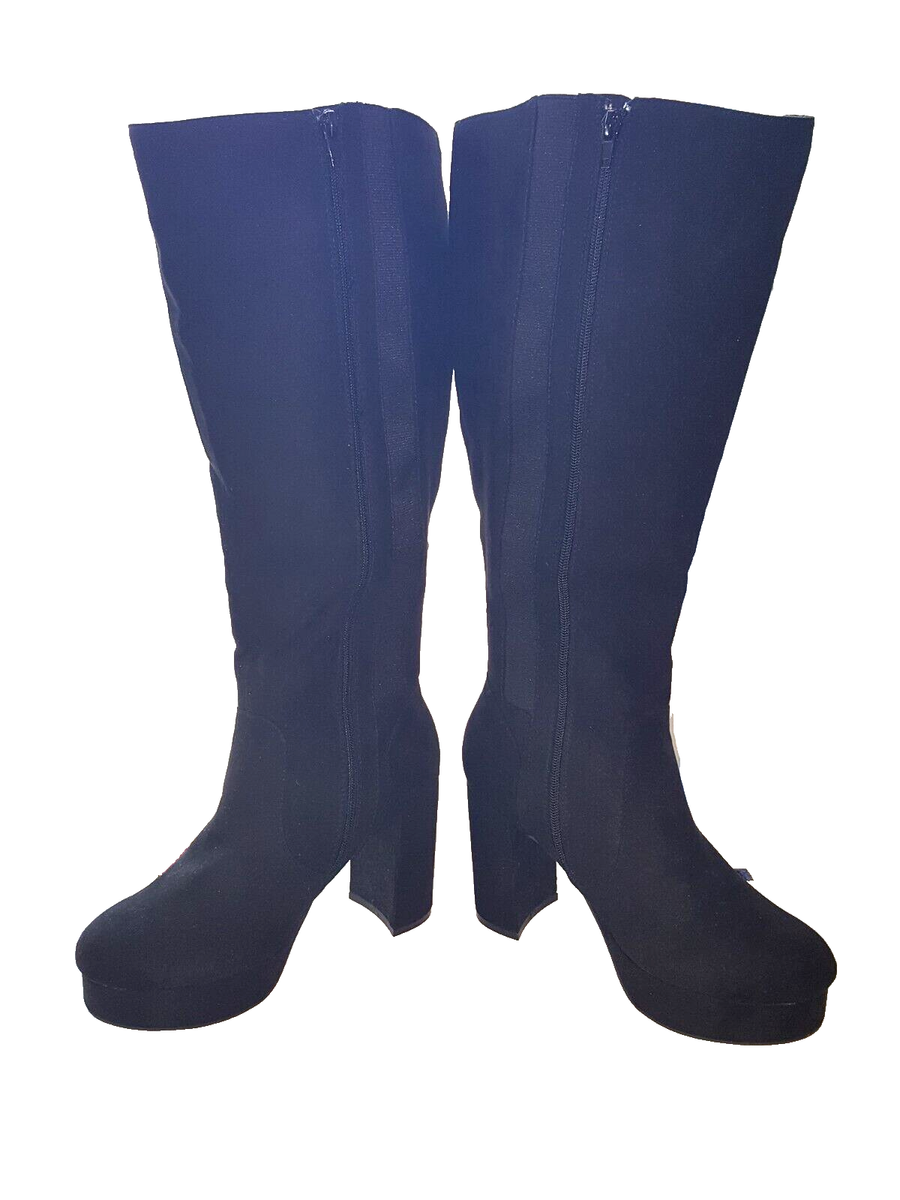 Lane Bryant Suede Women's Fashion Knee Boots Wide Calf Size 9W