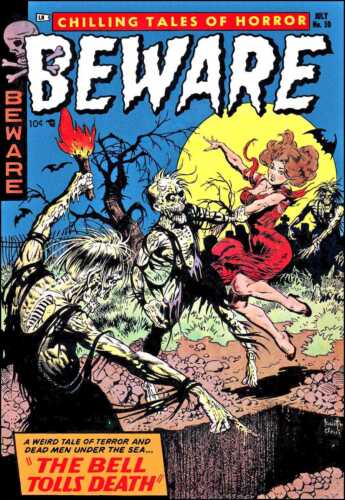 RÉPLIQUE de bande dessinée Beware #10 RÉIMPRESSION (1954) - Photo 1 sur 6