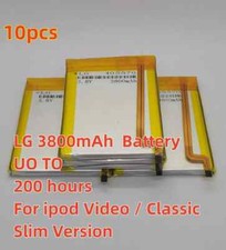 10pcs 3800mAh Battery Upgrade replacement for iPod Classic 6 7 Video 5 5.5 Thin