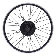 24 Inch 36V 500W Electric Bicycle Motor Kit Rear Wheel E-bike Conversion Kit