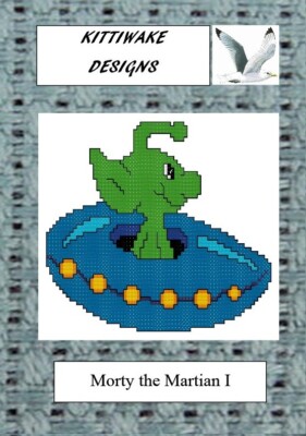 Morty the Martian I Kreuzstich-Kit von Kittiwake Anfänger-Kit