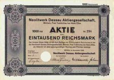 Neolitwerke Dessau AG 1939 Micheln Trebbichau Aken Elbe Szczecin Saxony Anhalt