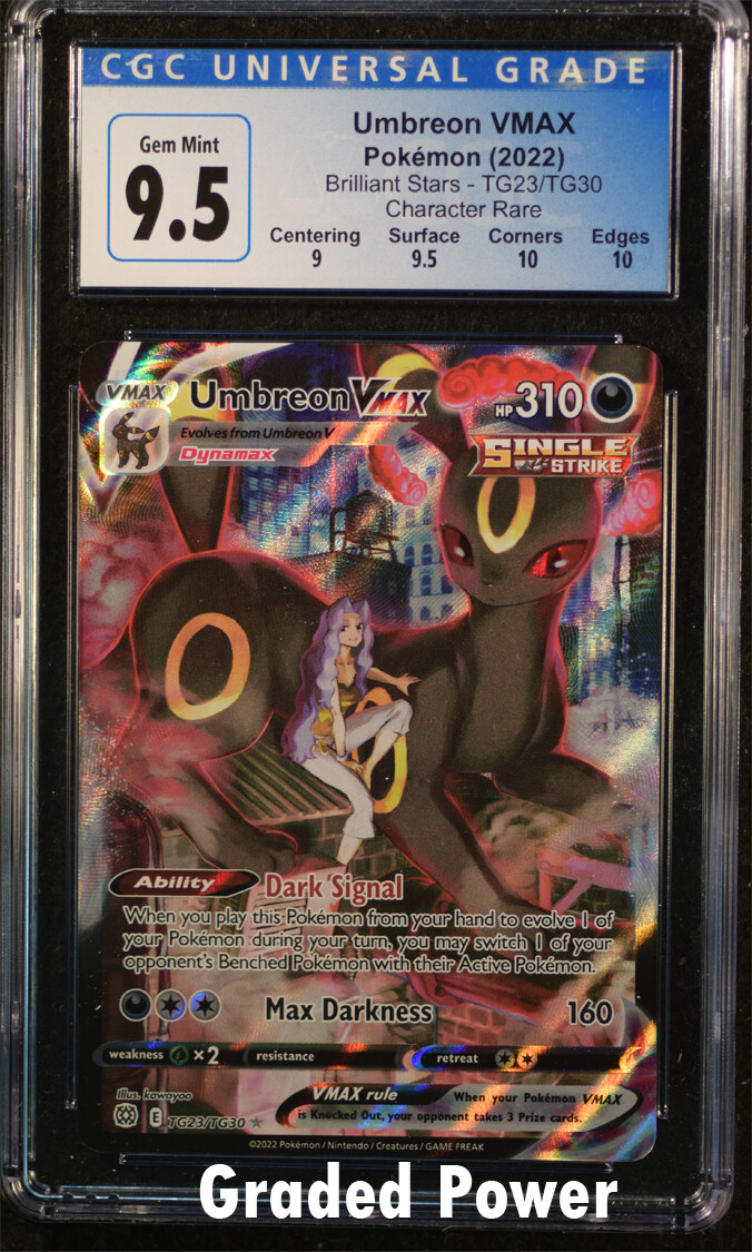 Brilliant Stars Umbreon VMAX CGC 9.5 Holo (111) TG23/TG30 Pokemon