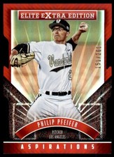 Philip Pfeifer 2015 Panini Elite Extra Edition Aspirations #102 /200 Dodgers RC