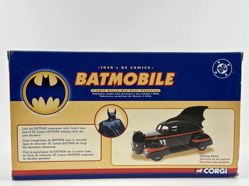 Corgi Batman 1940s DC Comics Batmobile 1:24 Scale Diecast - Image 3 of 4