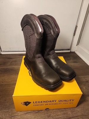 Herman  Survivors Mens Leather Granite Pull-On Steel Toe Work Boots - Size 13 HERMAN SURVIVORS - SIZE: 13- Leather Granite Pull-On Steel  main image 4